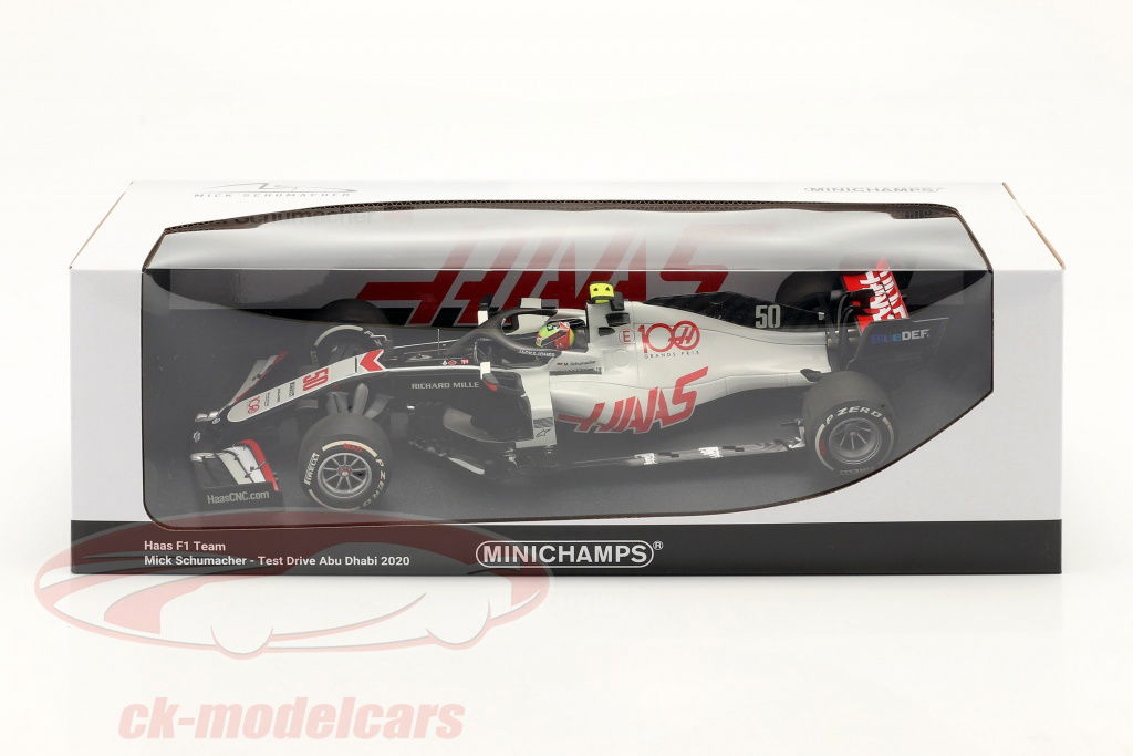 Minichamps 1:18 Mick Schumacher Haas VF-20 #50 试驾Abu Dhabi