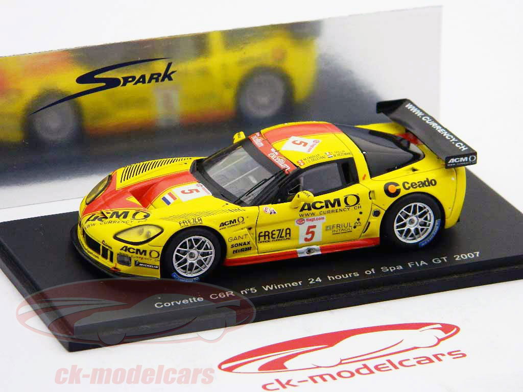 spark-1-43-corvette-c6r-no5-winner-24h-spa-fia-gt-2007-deletraz-hezemans-gollin-fassler-s0166/