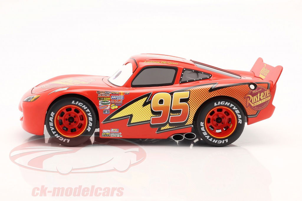 値下げシュコー 1/18カーズ ライトニング・マックィーンschuco cars 1/18 Schuco Lightning McQueen #95 Disney Movie Cars Red with