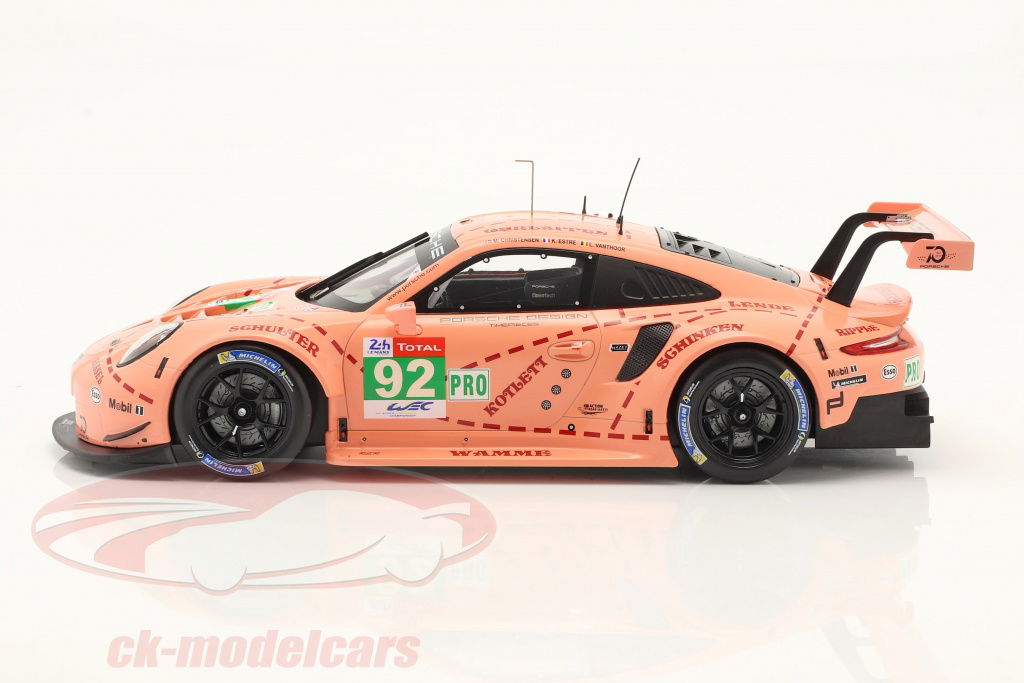 Ixo 1:18 Porsche 911 (991) RSR #92 Class Winner LMGTE 24h