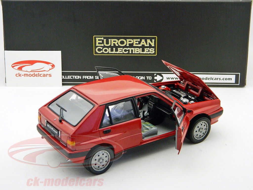 Sun Star Models 1:18 ランチアデルタHFインテグラーレ8V赤/赤分