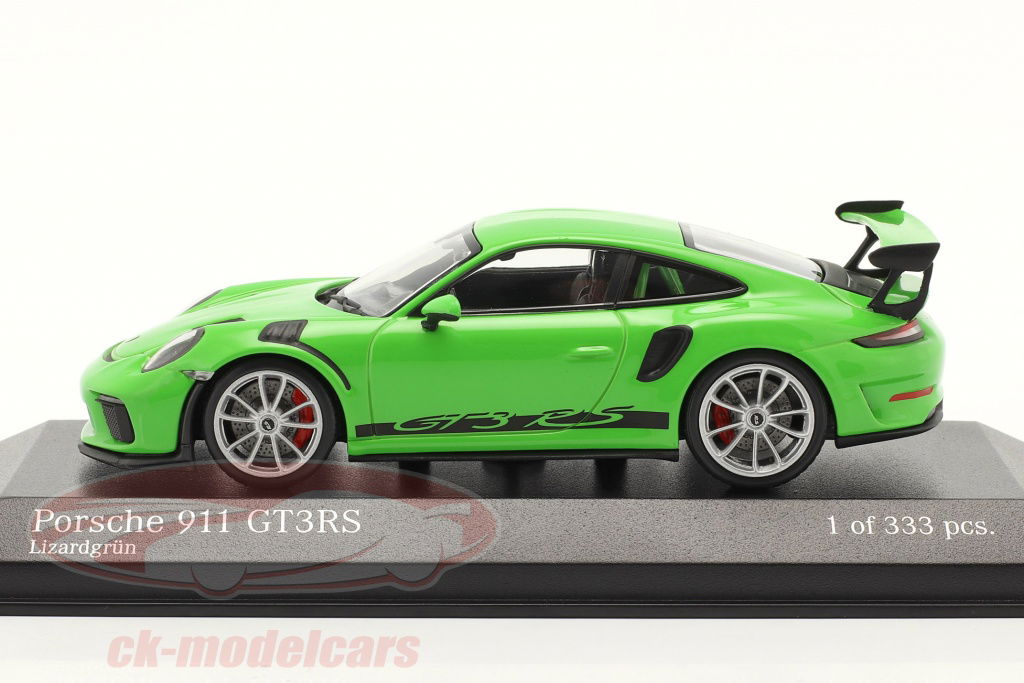 MINICHAMPS Porsche 911 RS グリーン Minichamps 1:43 Porsche 911 (991 II) GT3 RS 2018 lizard