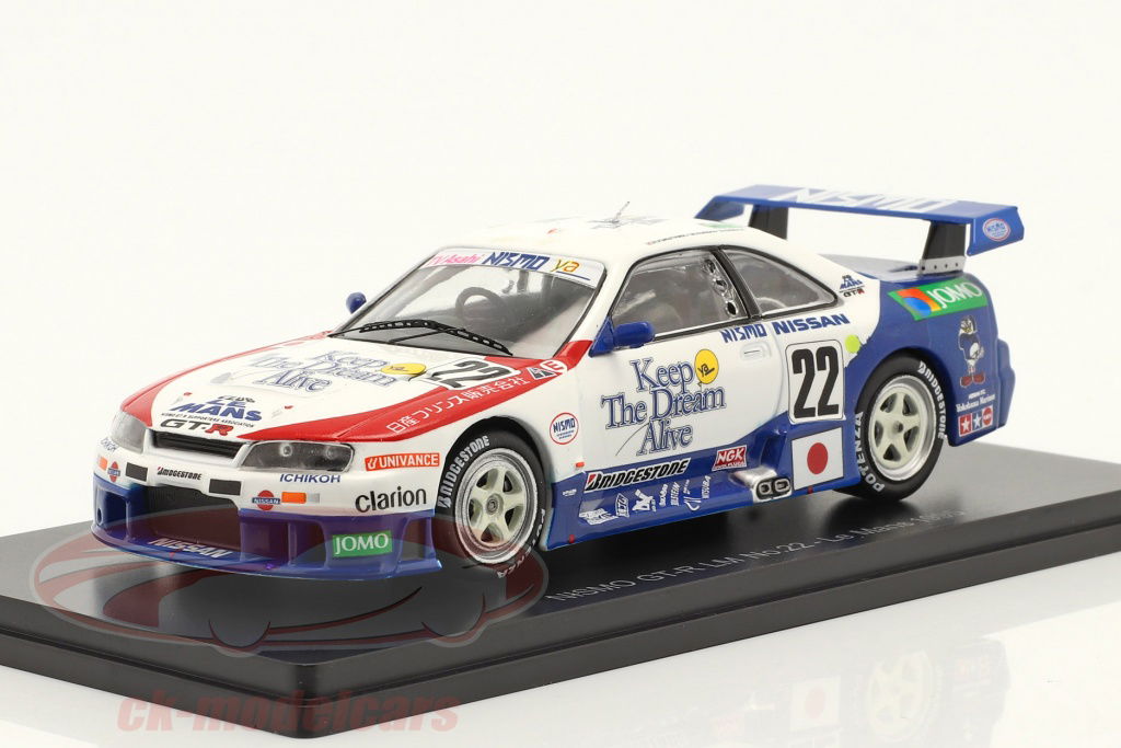 ニッサンスカイラインGT-R. 1/43 Spark 1:43 Nissan Skyline GT-R LM #22 24h LeMans 1995