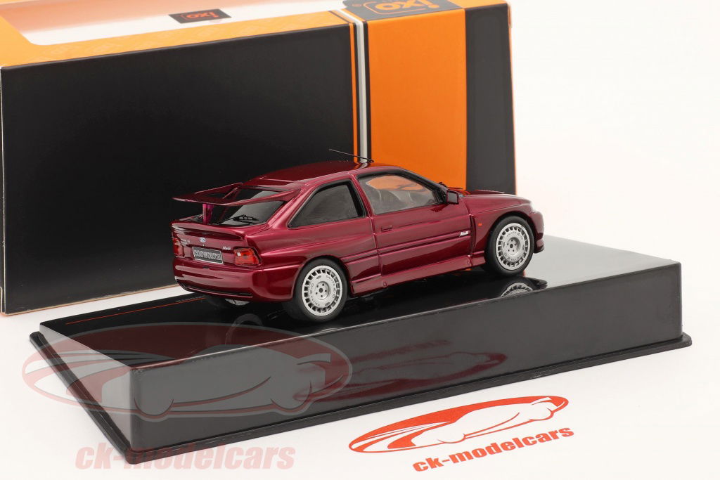 61　フォード　1994　Escort RS Cosworth ミニチャンプス Ixo 1:43 Ford Escort RS Cosworth year 1994 red-violet