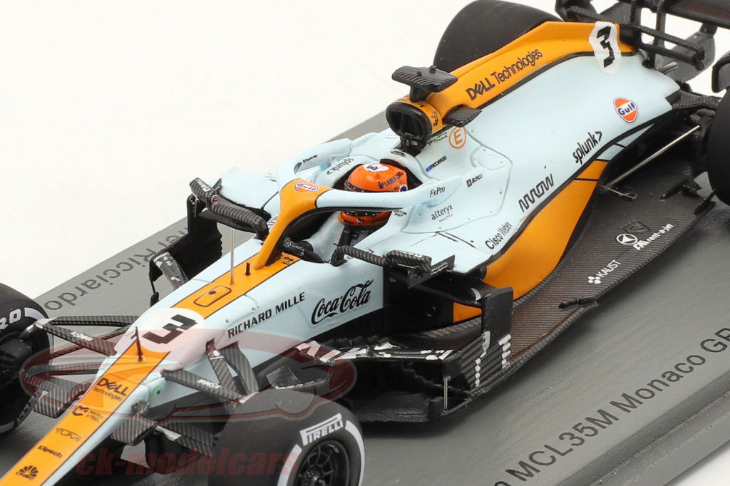 McLaren MCL35M D・リカルド バーレーンGP 2021 1/43 ミニチャンプス 1/43 マクラーレン MCL35M No.4 2021 F1