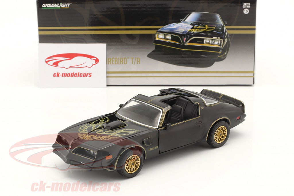 Greenlight 1:24 Pontiac Firebird TransAm year 1977 black