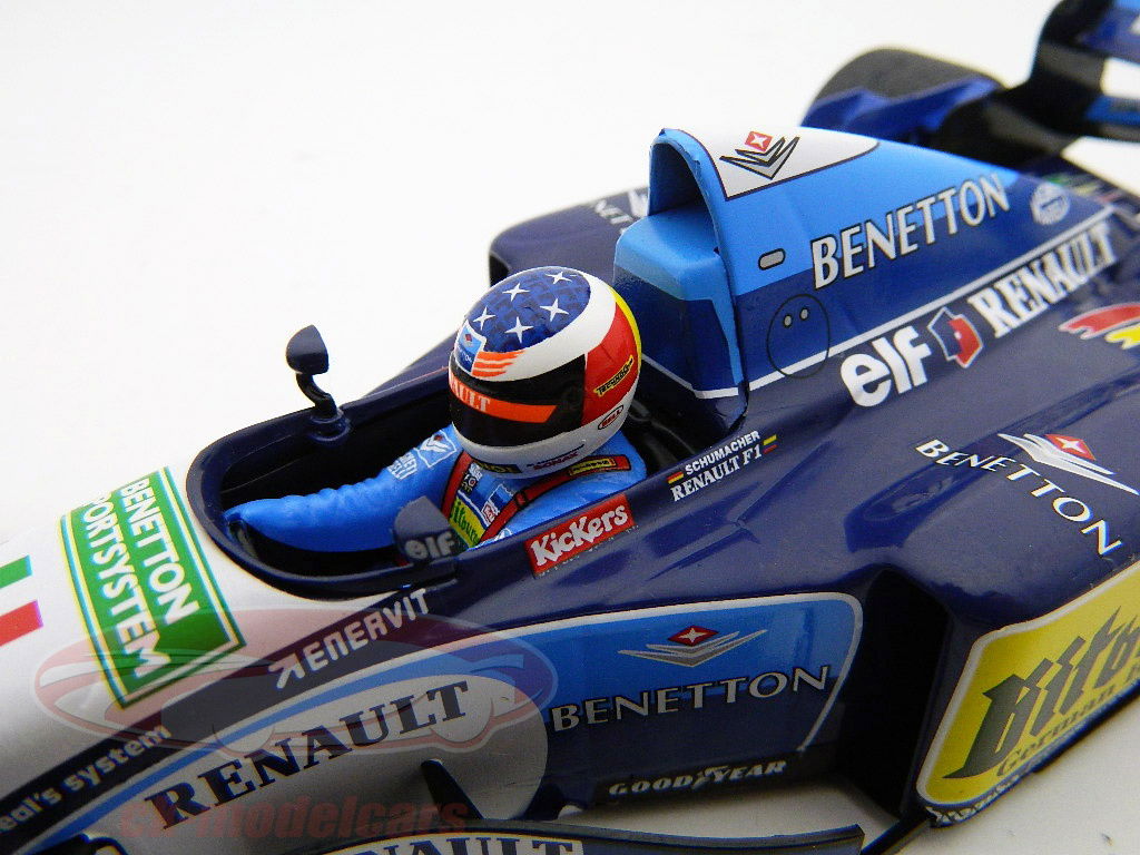 Minichamps 1:18 M·シューマッハベネトンルノーB 195ヨーロッパ