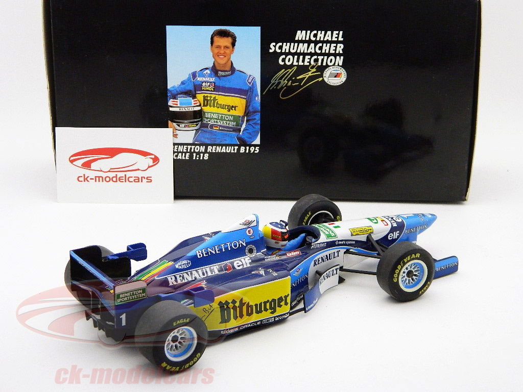 ミニカー MINICHAMPS BENETTON RENAULT B195 1/18 Minichamps 1/18 Benetton Renault B195 Michael Schumacher