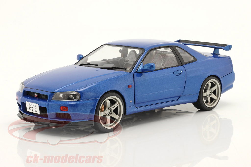 solido-1-18-nissan-skyline-gt-r-r34-bygger-1999-bl-metallisk-s1804306/
