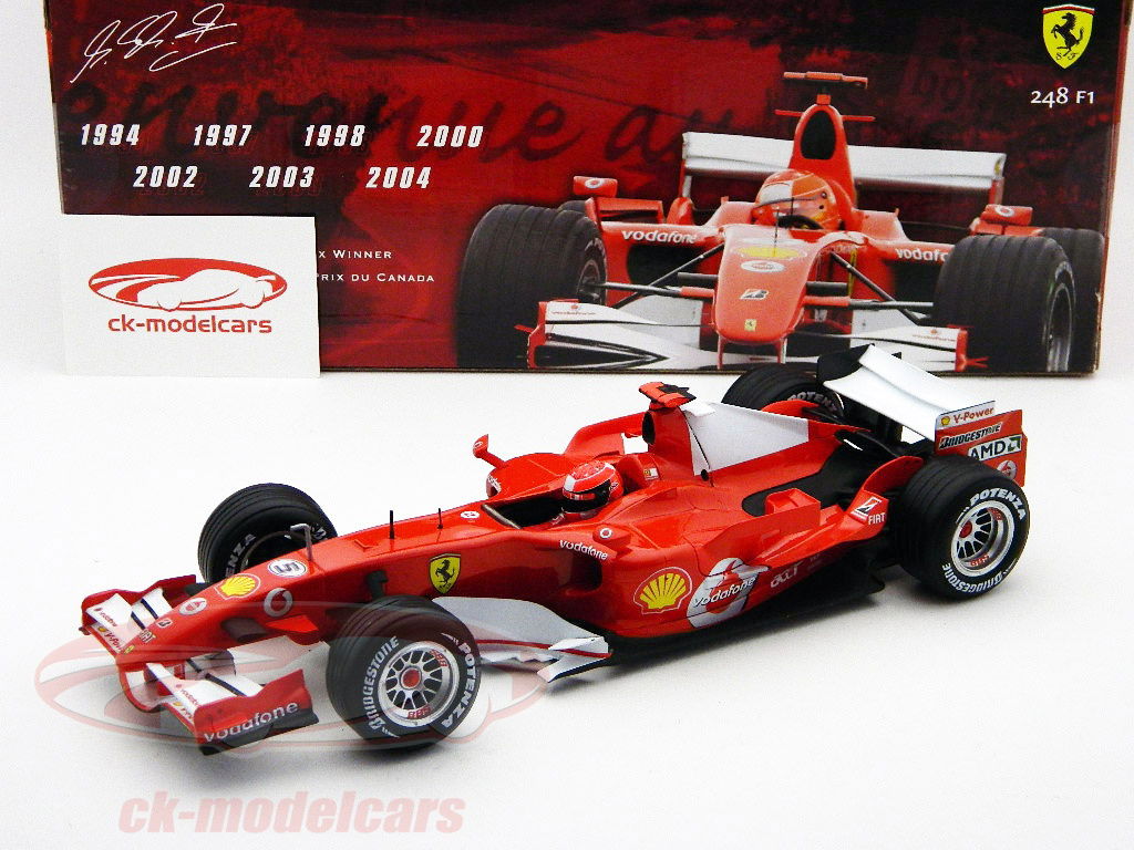 HotWheels 1:18 M. Schumacher Ferrari 248 F1 Tribute to 7