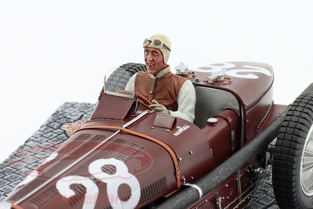 LeMans Miniatures 1:18 Tazio Nuvolari Bugatti T59 #28 5th