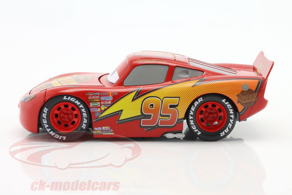 Jadatoys 1:24 Lightning McQueen #95 Disney Movie Cars red