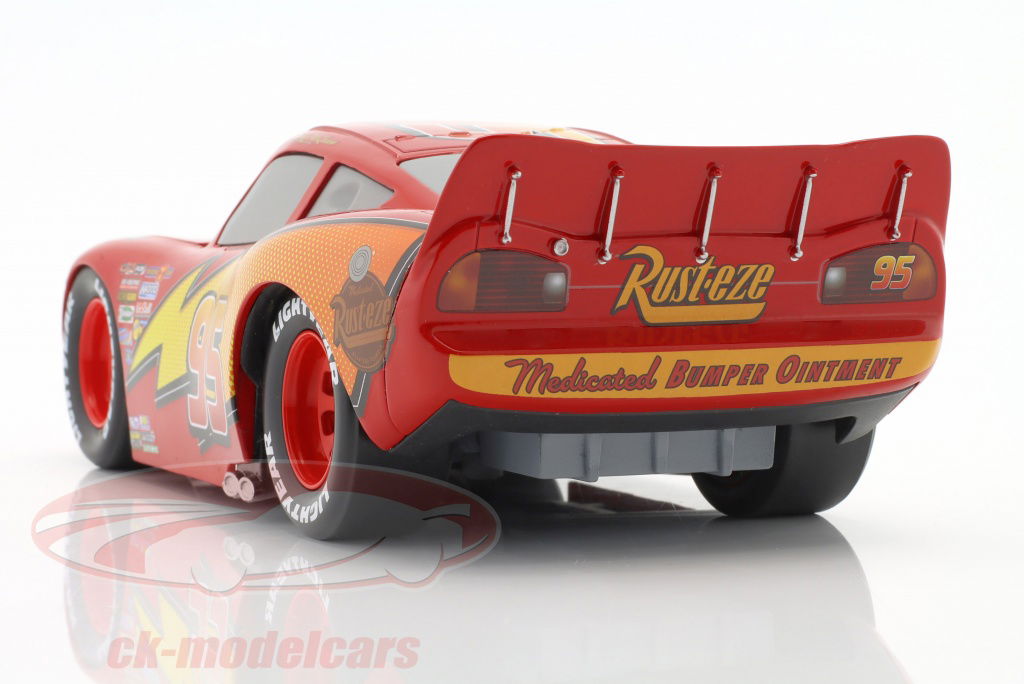 Jadatoys 1:24 Lightning McQueen #95 Disney 映画 Cars 赤