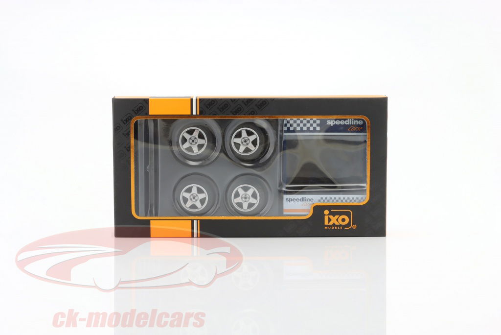 ixo-1-18-wheels-set-speedline-4-pieces-with-stand-18set007w/