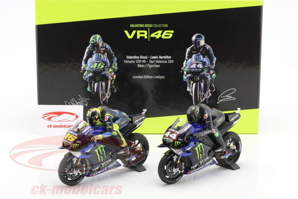 ミニチャンプス Yamaha YZR-M1 Valentino Rossi Minichamps 1:12 Valentino Rossi Yamaha YZR-M1 #46 Test Jerez