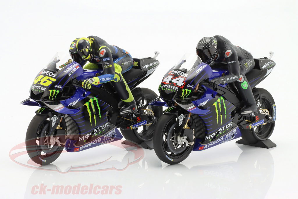 Minichamps 1:12 Set Valentino Rossi / Lewis Hamilton Yamaha