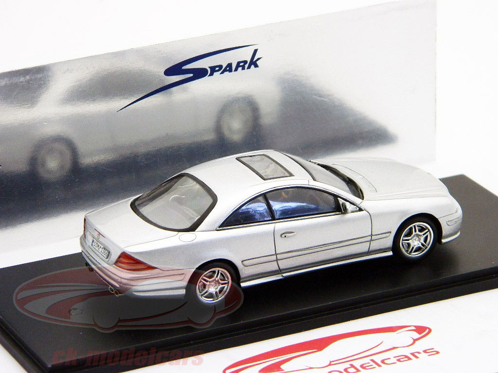 スパーク 1/43 メルセデスベンツ CL55-AMG シルバー