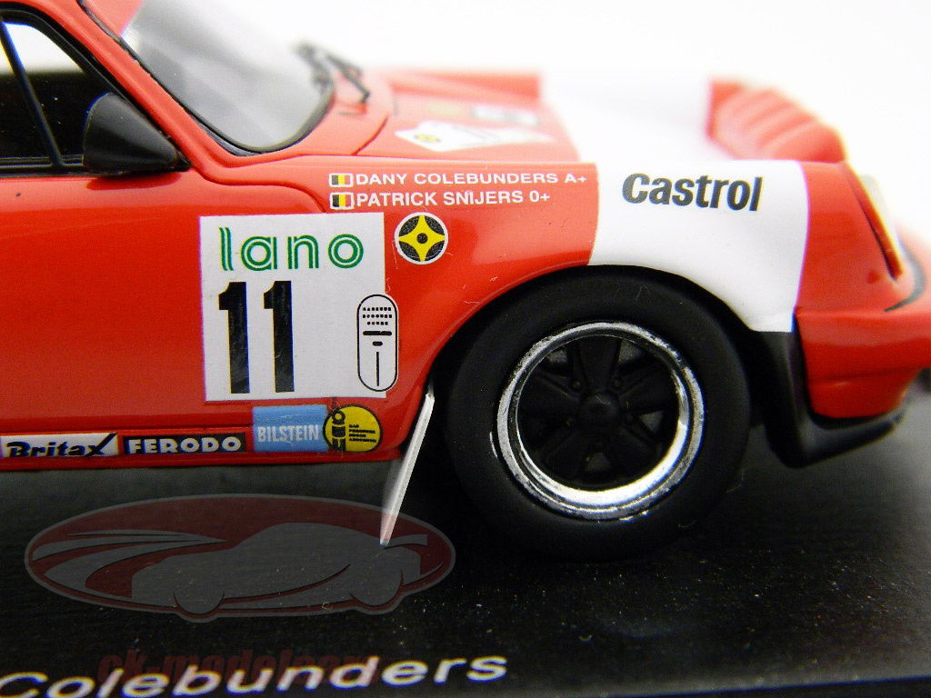 Spark 1:43 Porsche SCRS #11 2nd Rally Ypres 1984 Snijers