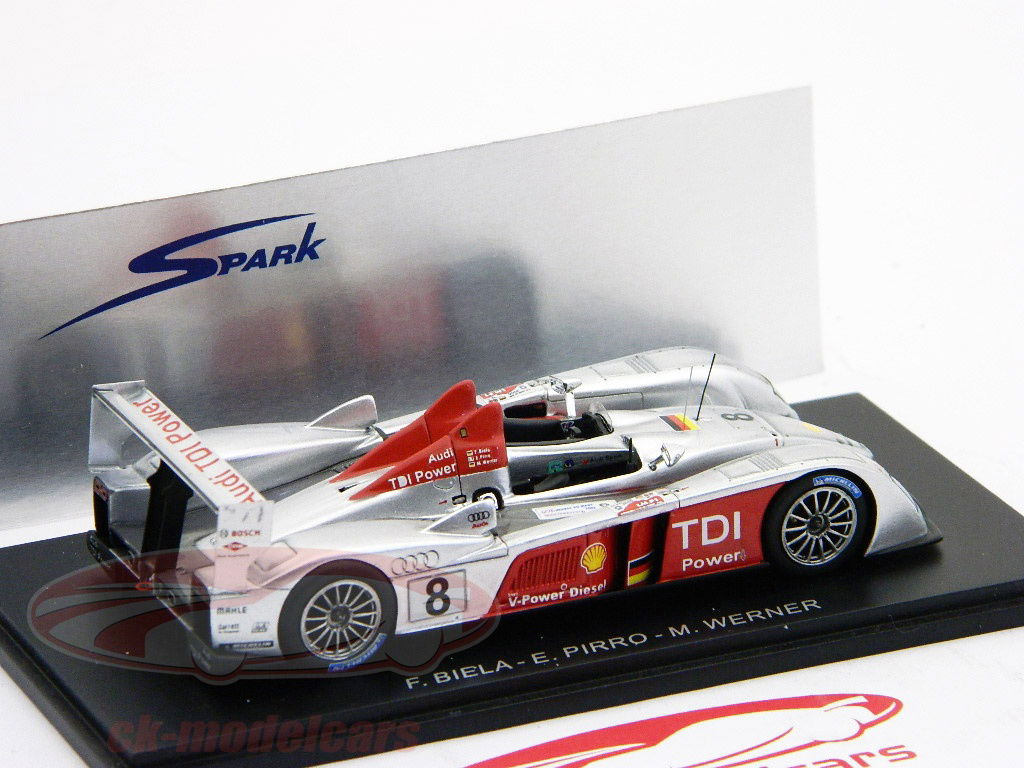 Spark 1:43 Audi R10 TDI #8 Winner 24h LeMans 2006 Biela