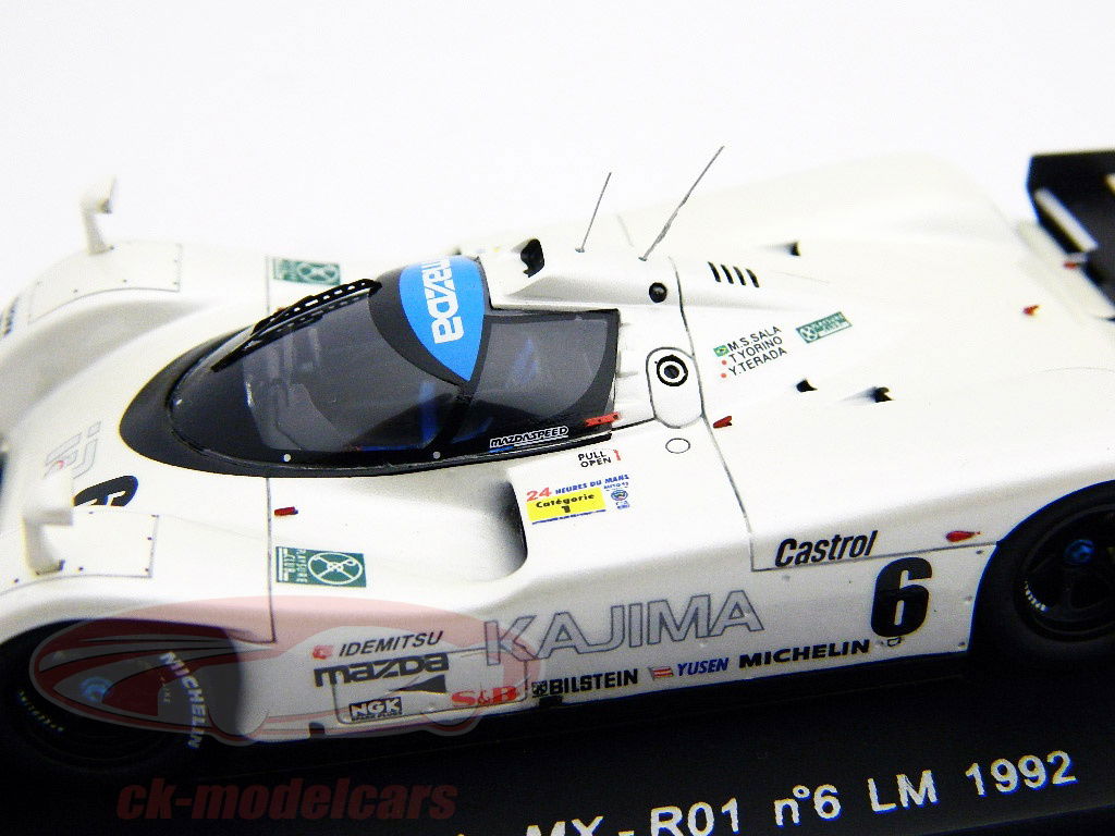 Spark 1:43 Mazda MX-R01 #6 24h LeMans 1992 Sala / Yorino