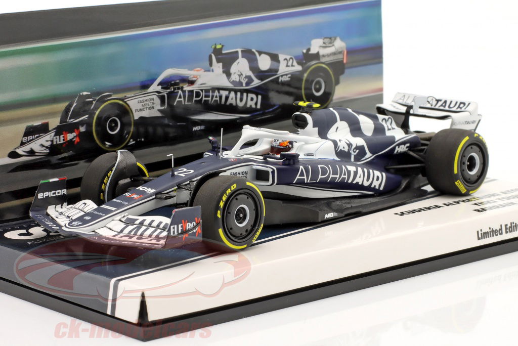 Minichamps 1:43 Yuki Tsunoda Alpha Tauri AT03 #22 8th