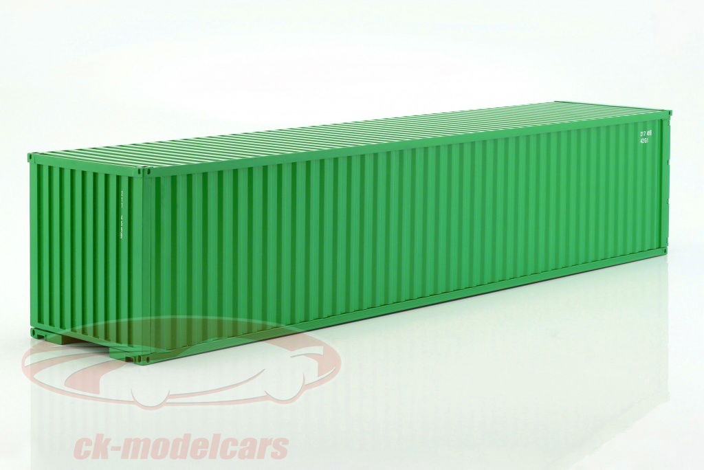 NZG 1:18 40 FT 海上コンテナ 緑 978/30 (LX97800030) モデル 車