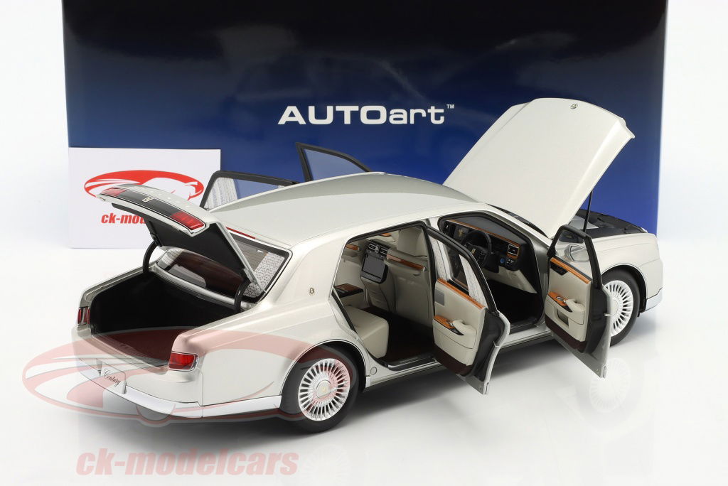 木村出品 AUTOart 1:18 Toyota Century 建設年 2019 銀 78770 モデル 車