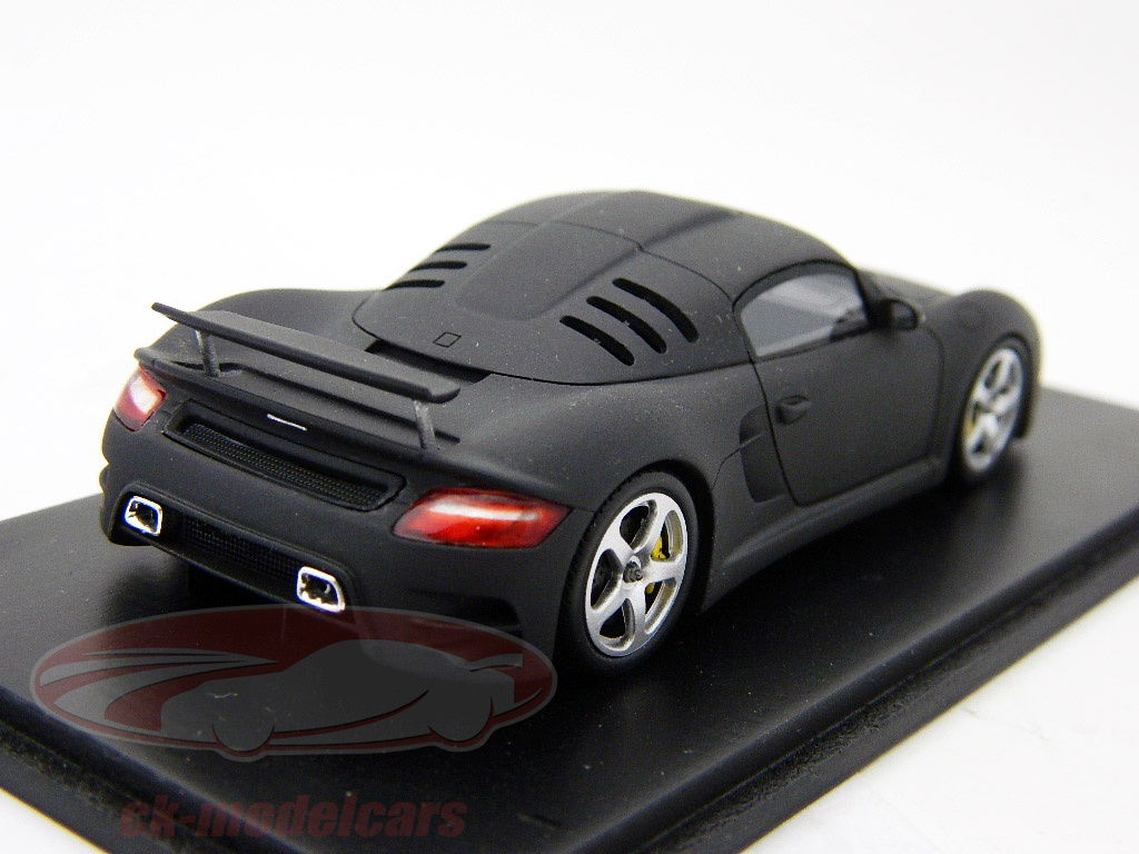 Spark 1:43 RUF CTR3ポルシェメタリックブラック/ブラック