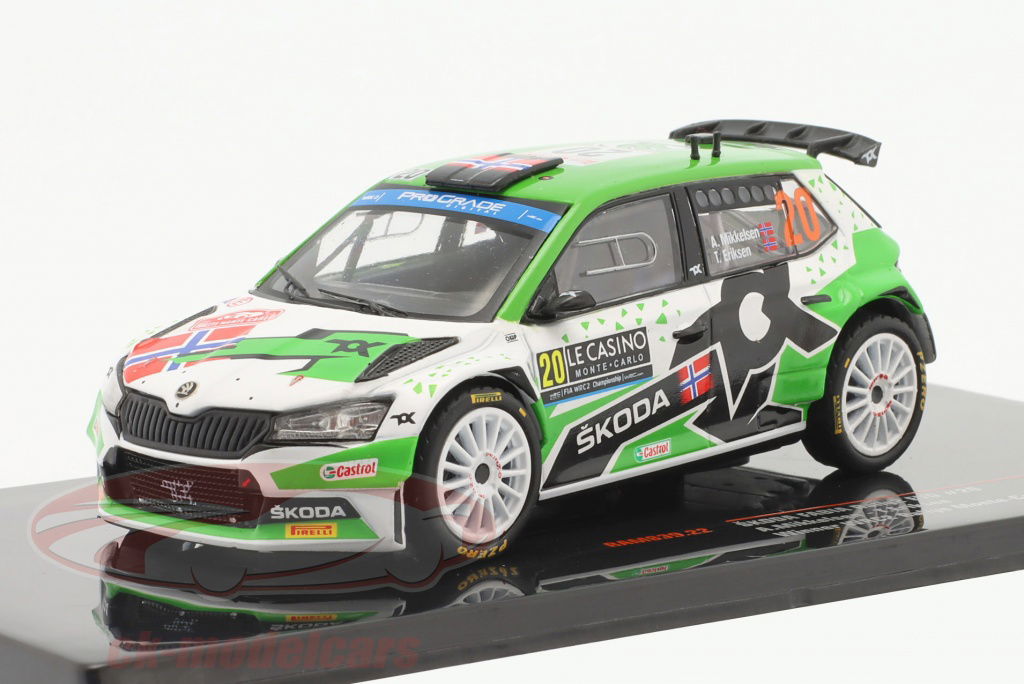 ixo-1-43-skoda-fabia-rally2-evo-no20-winner-wrc2-rally-monte-carlo-2022-ram83922/