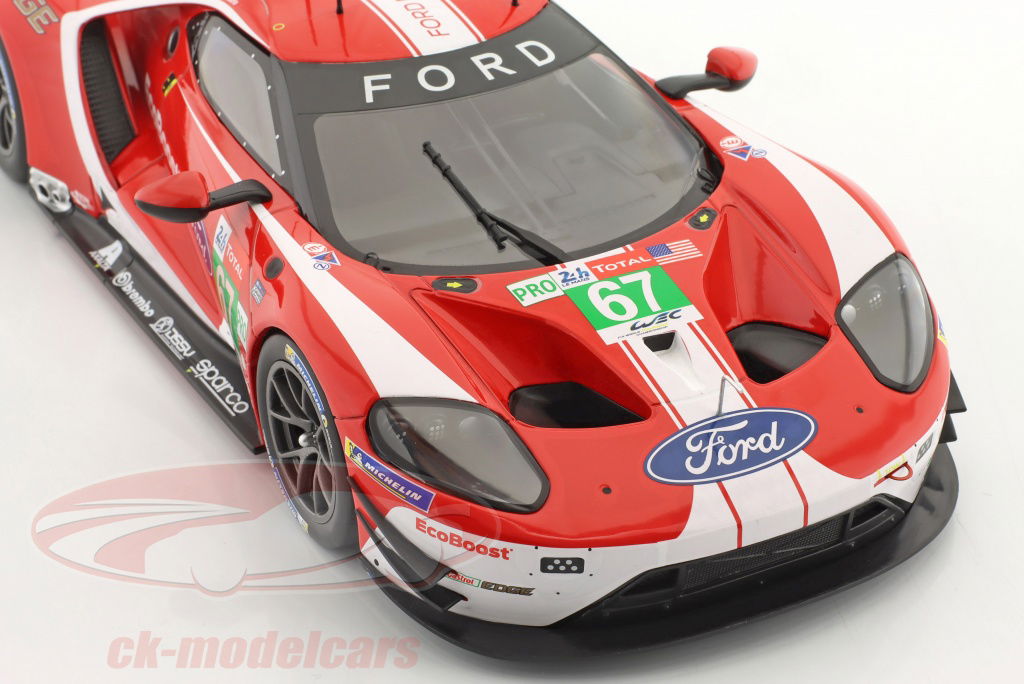 1/18  IXO フォード Ford GT 24h ルマン IXO Models 1/18 Scale FGT18109 - Ford GT #67 24H Le Mans