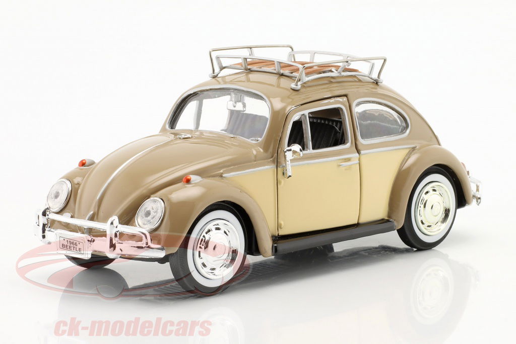 motormax-1-24-volkswagen-vw-kaefer-baujahr-1966-mit-dachgepaecktraeger-hellbraun-79559br/