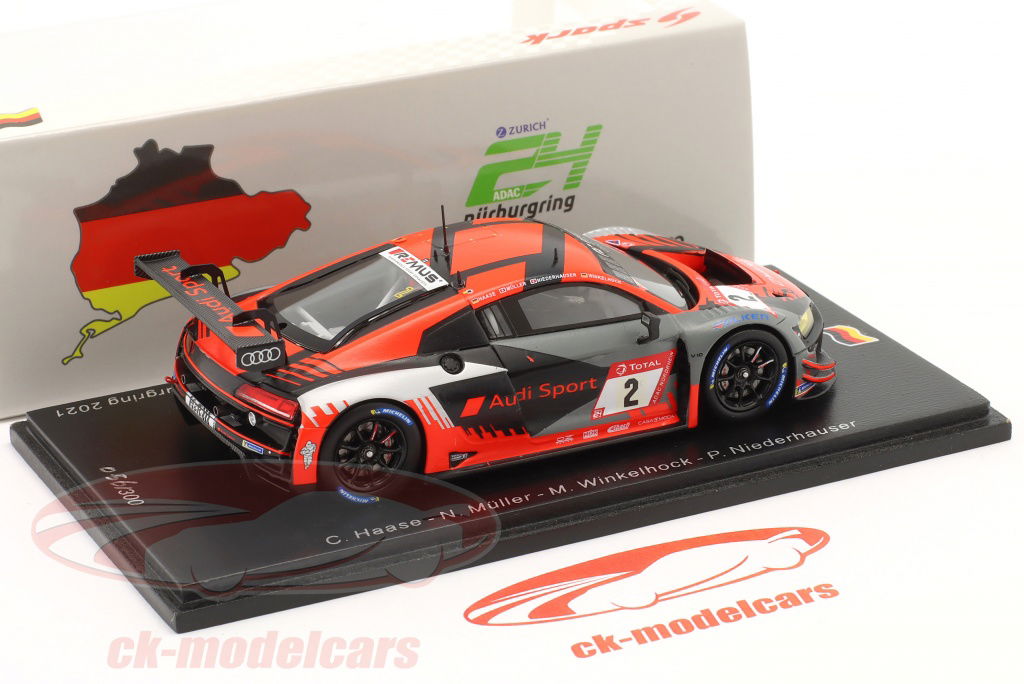 Spark製　Audi R8 LMS アイスシルバー　2016年　ロードカー Spark製 Audi R8 LMS アイスシルバー 2016年 ロードカー - メルカリ