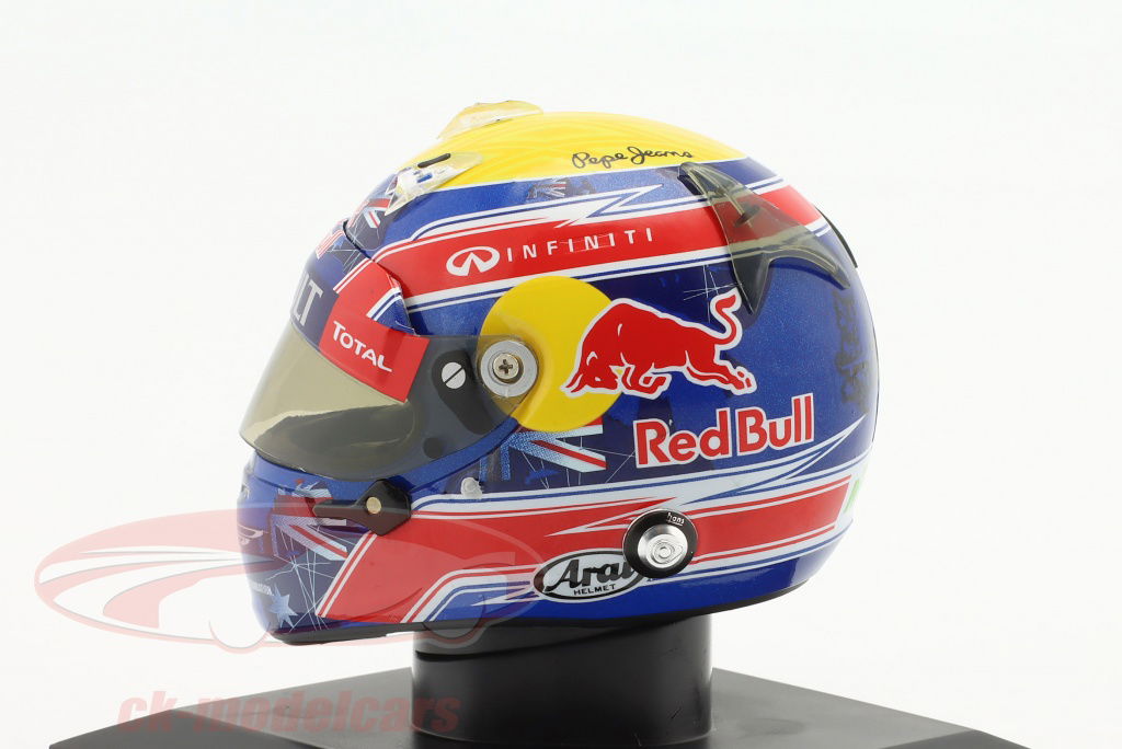 Spark 1:5 Mark Webber #2 Red Bull formula 1 2012 helmet