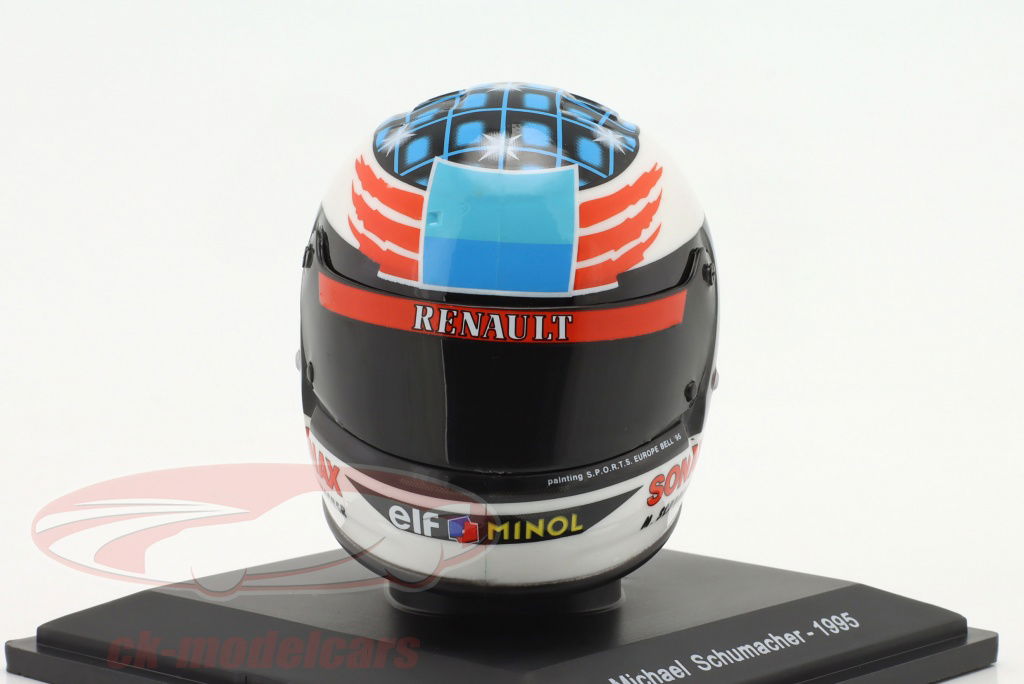 spark-1-5-m-schumacher-no1-benetton-formula-1-world-champion-1995-helmet-editions-atf1c006/
