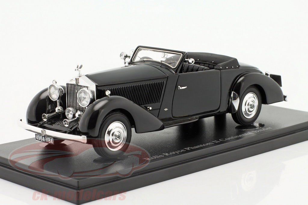 autocult-1-43-rolls-royce-phantom-ii-continental-binder-bygger-1930-sort-05041/