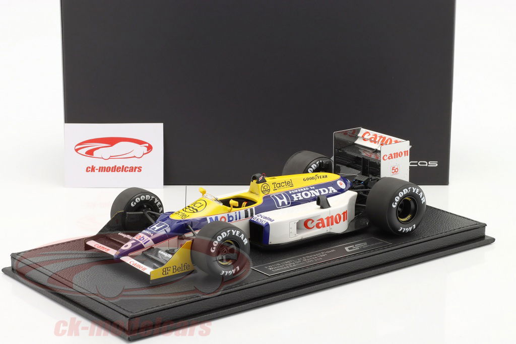 GP Replicas 1:18 N. Piquet Williams FW11B #6 formula 1 World