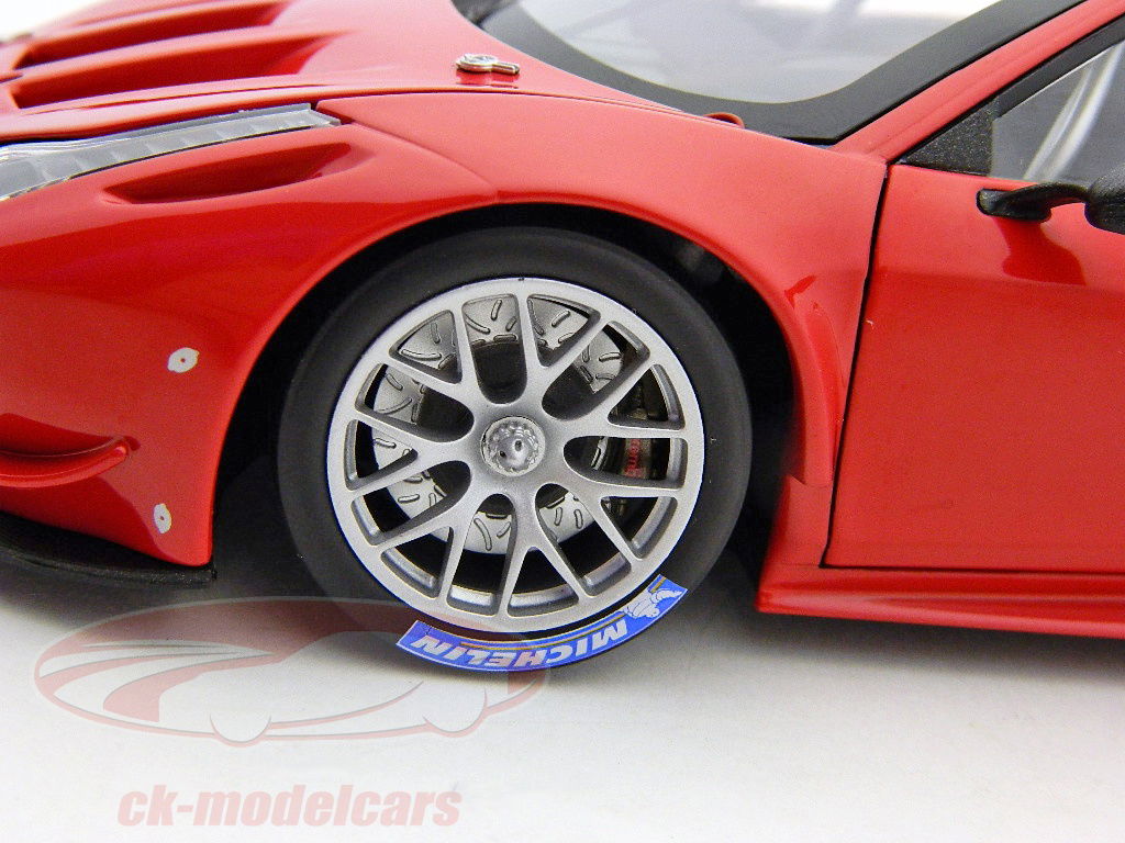 HotWheels Elite 1:18 フェラーリ458 GT2プレーンボディ の