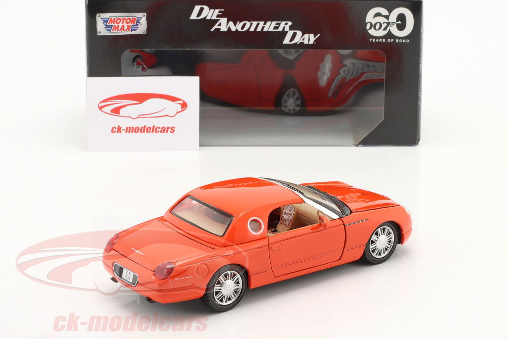 MotorMax 1:24 Ford Thunderbird Movie James Bond - Die
