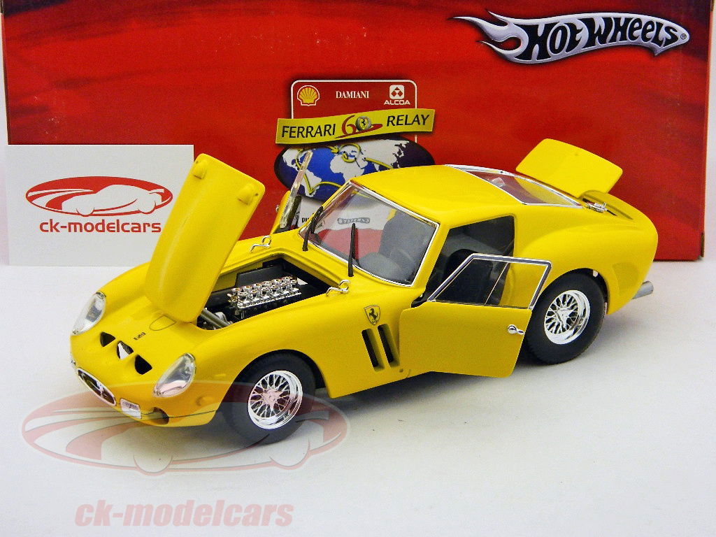【希少】ホットウィール1/18 FERRARI 250 GTO 1/18 Hot Wheels Hotwheels Elite Ferrari 250 GTO 250GTO (Red