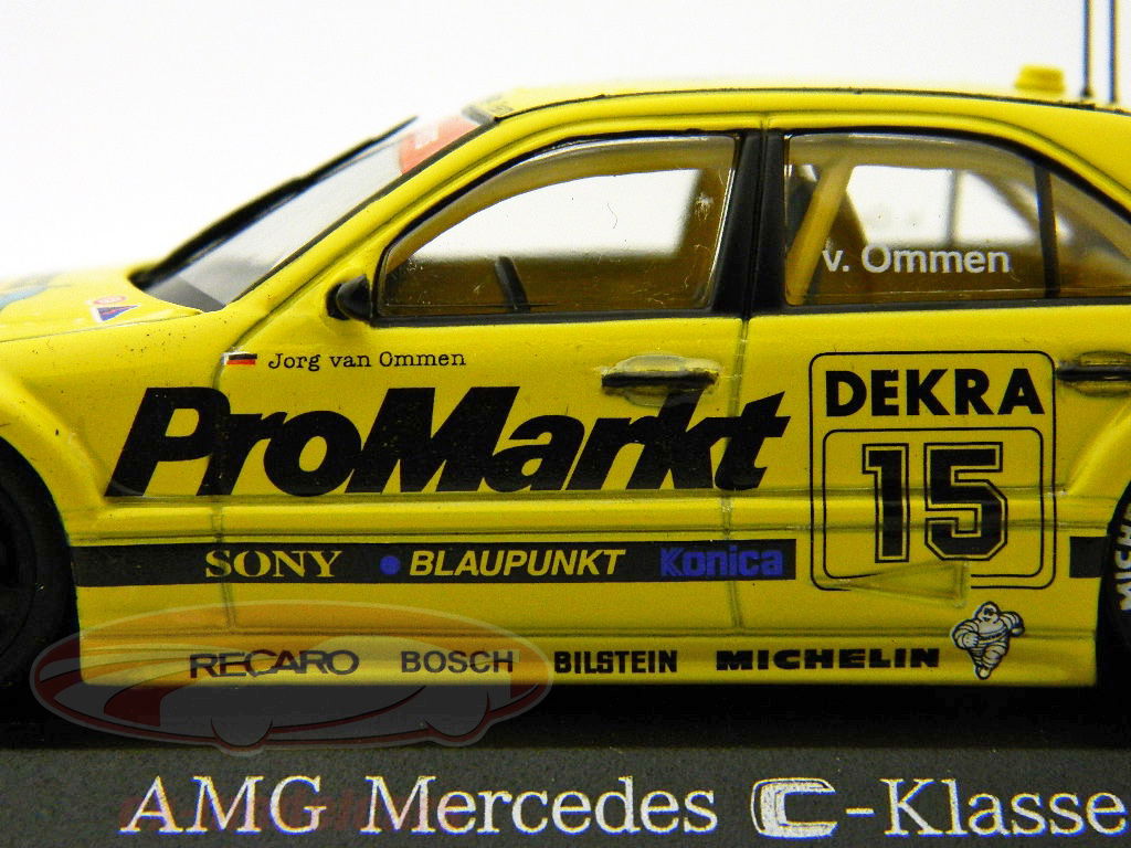 【MINICHAMPS】 AMG Mercedes C-Klasse #MB1 Minichamps 1:43 Bernd Schneider Vodafone AMG Mercedes C