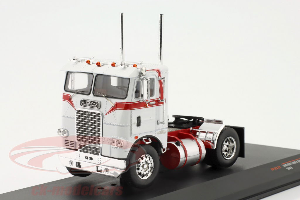 ixo-1-43-freightliner-coe-annee-de-construction-1976-blanc-rouge-tr12822/