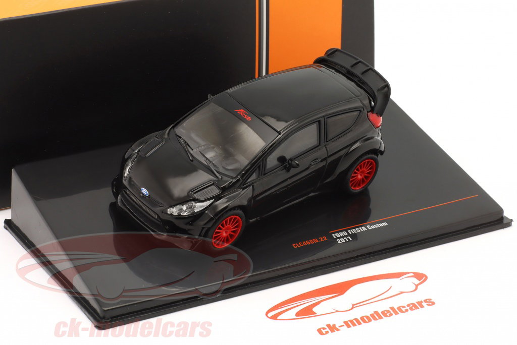 Ixo 1:43 Ford Fiesta MK7 Custom year 2011 black CLC468N.22 model