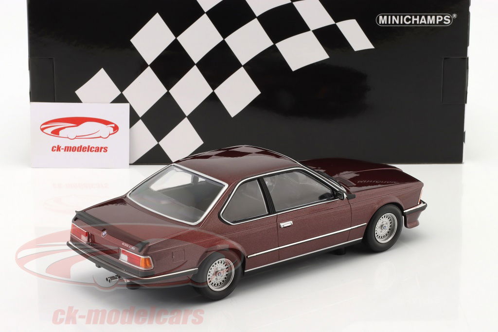 一番の year CSi 635 BMW 1:18 Minichamps 1982 metallic red dark ミニカー