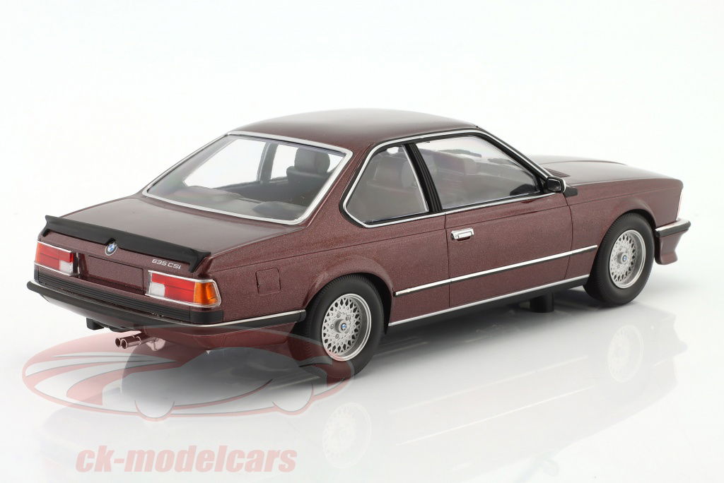 Minichamps 1:18 BMW 635 CSi year 1982 dark red metallic