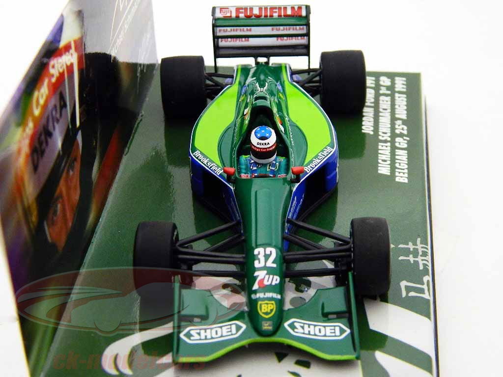 Minichamps 1:43 M.シューマッハジョーダンJ191プロモGPベルギー