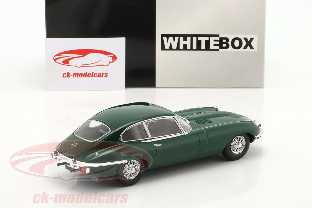WhiteBox 1:24 Jaguar Eタイプ 濃い緑色 WB124149 モデル 車