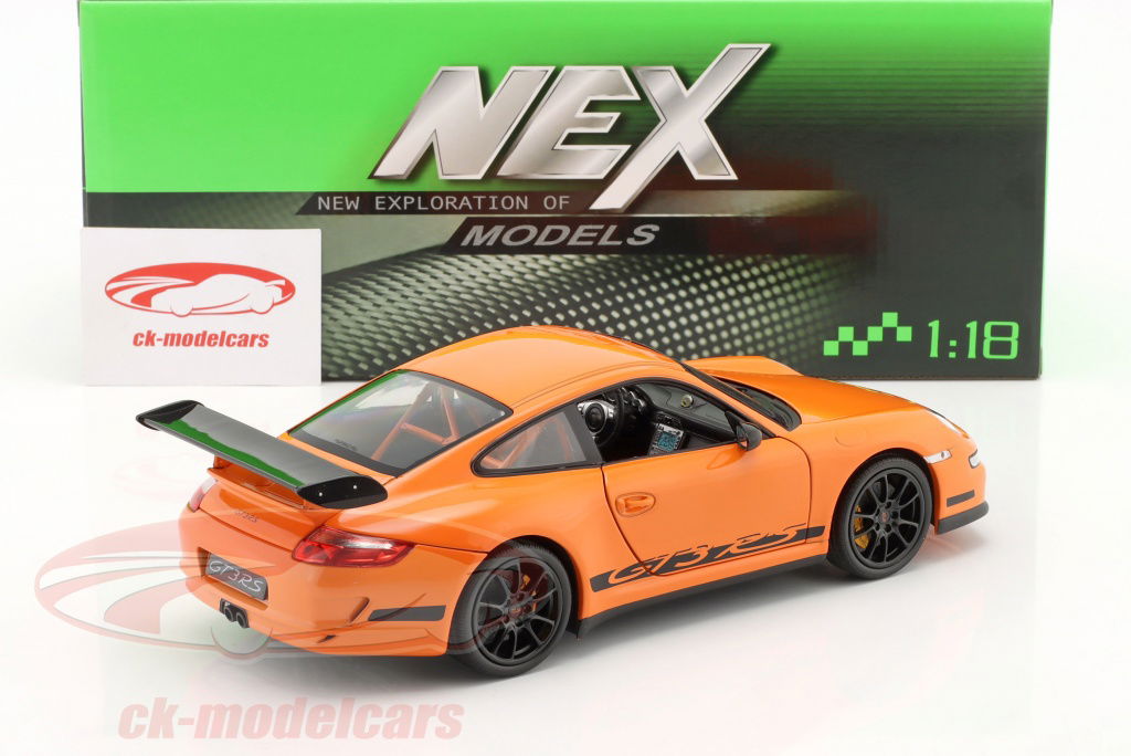 Welly 1:18 Porsche 911 (997) GT3 RS orange 18015W model car