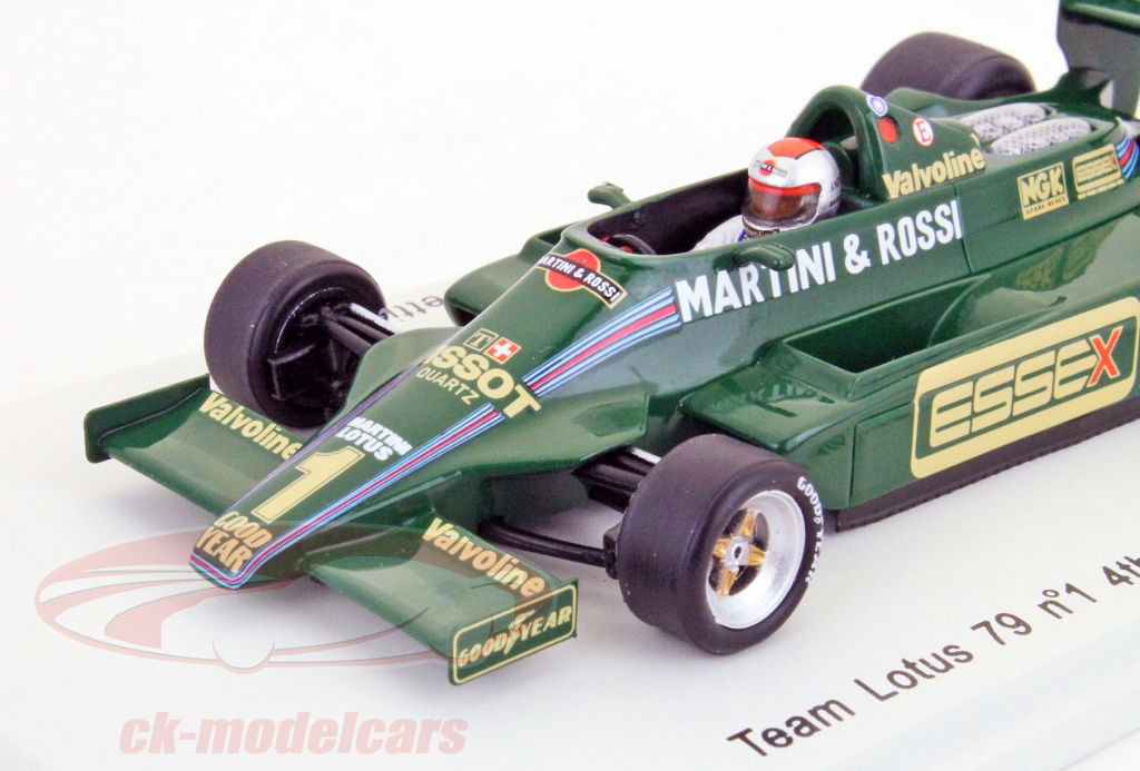 Spark 1:43 マリオ·アンドレッティロータス79＃1第4回​​ロング