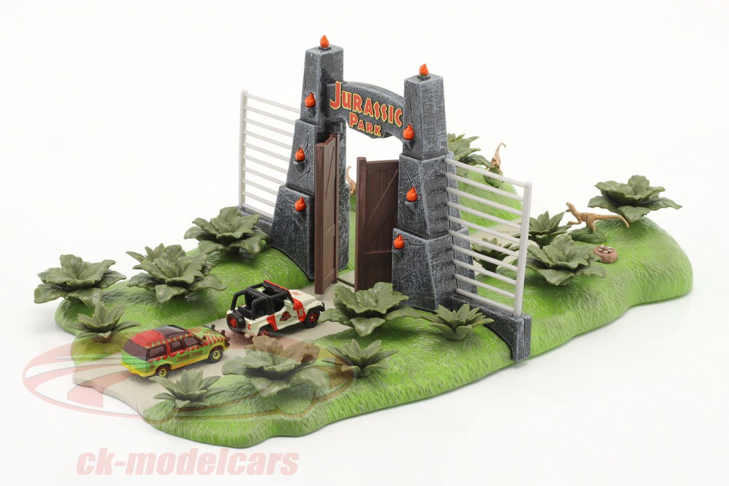 Jurassic Park 30周年記念ジオラマNano Scene Jurassic Park 30th Anniversary Jurassic Gate Nano Scene