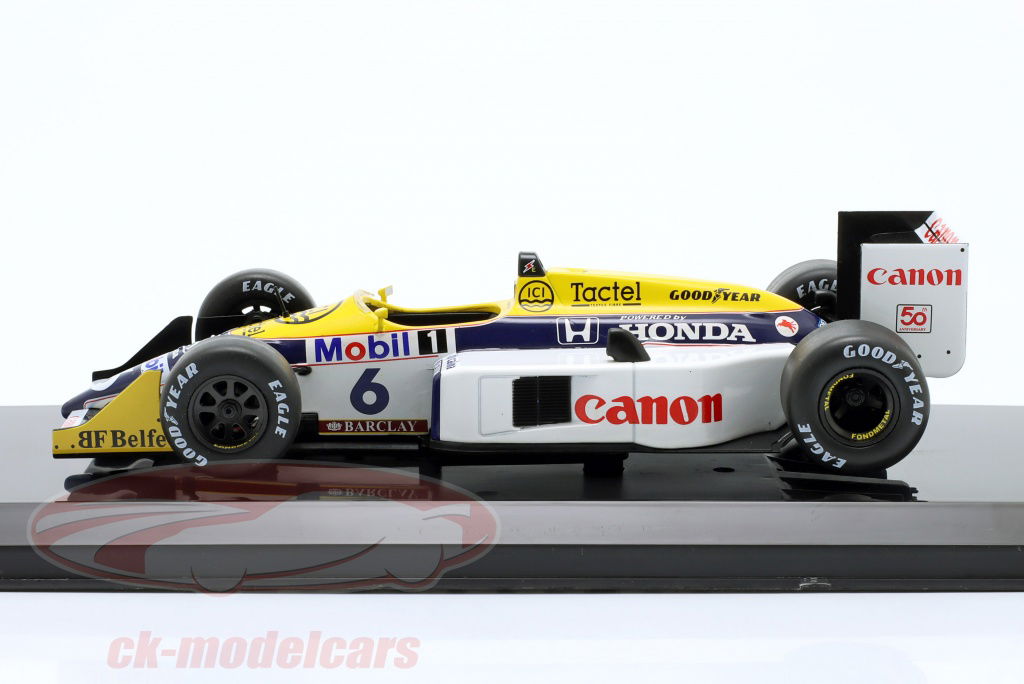 新品未開封　超レアWILLIAMS FW11B ネルソンピケ1987 1/24 Williams F1 FW11B #6 Nelson Piquet Italy 1987 World Champion